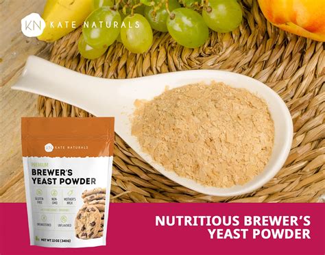 Snapklik.com : Kate Naturals Brewers Yeast Powder For Lactation To ...