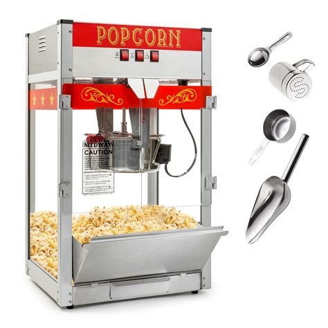 Olde Midway Commercial Popcorn Machine Maker Popper with Large 12-Ounce ...