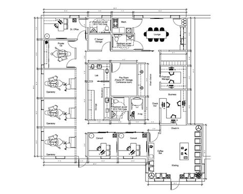 Large Office Floor Plan 的图像结果