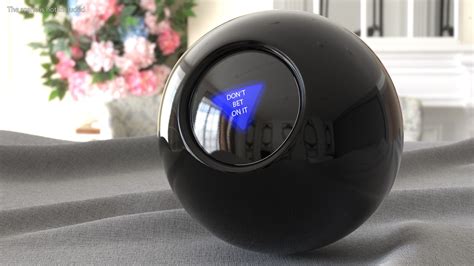 Magic 8 Ball Answer No 3D Model $19 - .3ds .blend .c4d .fbx .max .ma ...