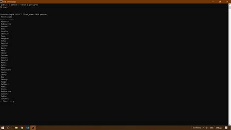 Shell Psql 的图像结果