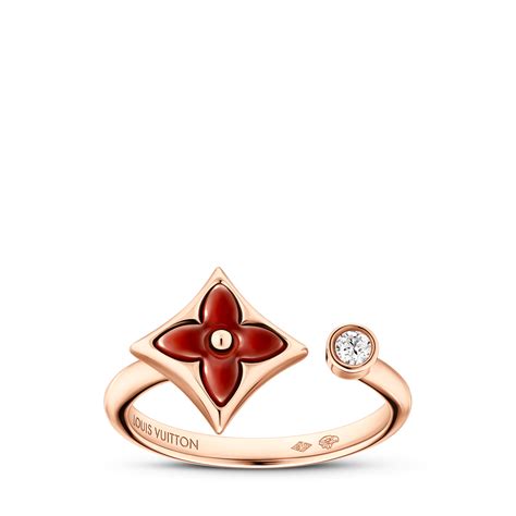 Color Blossom Mini Sun Ring, Pink Gold, Pink Mother-of-Pearl and ...