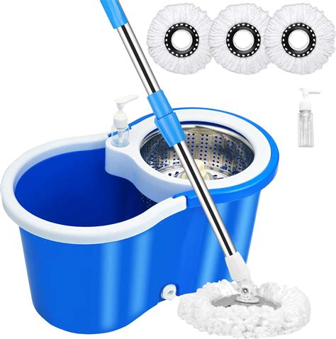 Amazon.com: Spin Mop and Bucket with Wringer Set, 360° Mop and Bucket ...