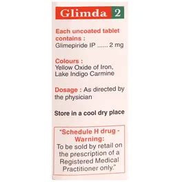 Glimda 2 Tablet | Uses, Side Effects, Price | Apollo Pharmacy