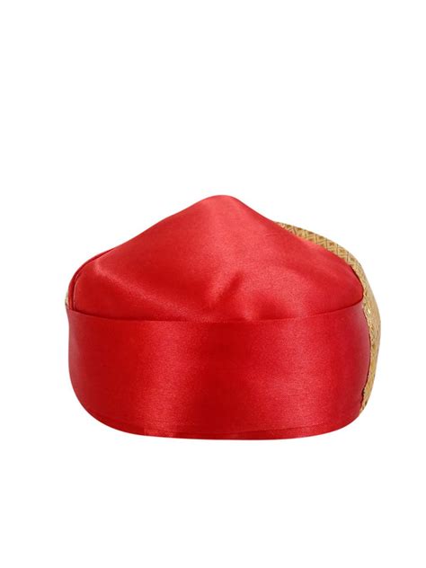 Rent or Buy Red Indian Raja Pagdi Fancy Dress Costume Online in India
