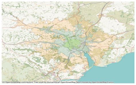 Valhalla OpenStreetMap API 的图像结果