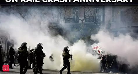 Huge protests, strikes in Athens on rail crash anniversary as ...