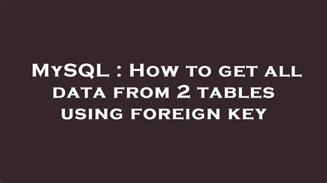 Image result for Link Table Using Foreign Key