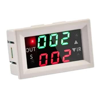 IDUINO DC 12V Dual LED Display Time Relay Relay Module Timing Mini LED ...
