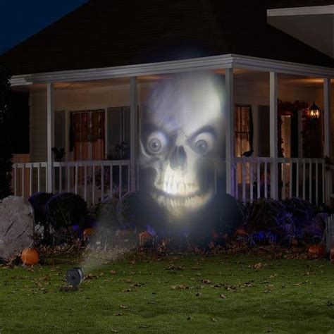 halloween outdoor projector screen