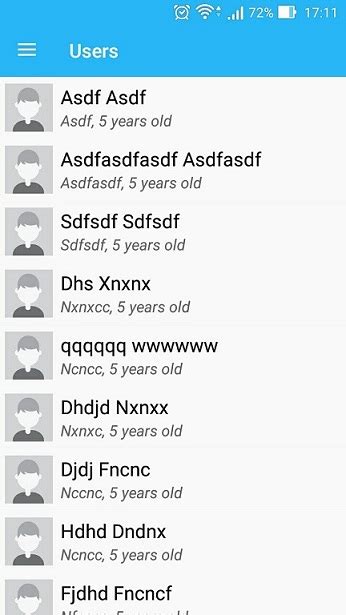 Image result for Android Studio Java Loading Elements Like Messenger