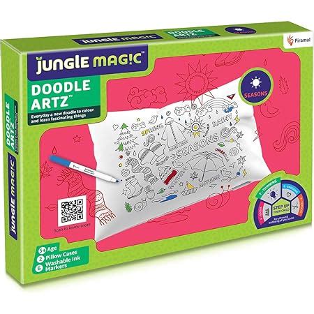 Buy Jungle Magic Doodle Artz Seasons, White Online at Low Prices in ...