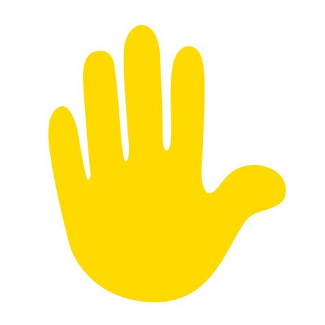 Free gelbe Hand, die das Symbol png zeigt 11099593 PNG with Transparent ...
