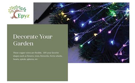 Epyz Solar Light Outdoor Waterproof Decorative Light Firework Lights 90 ...