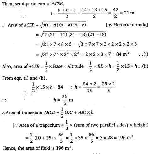 Image result for Class 9 Maths Chapter 12 Ex 12.2 Qus 8
