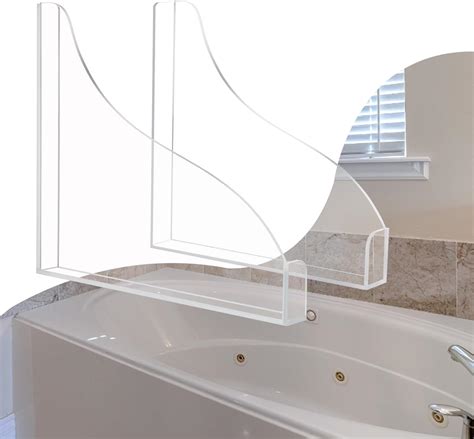 Amazon.com: jooivin Shower Splash Guard Kit, 2Pcs Water Splash Guard ...