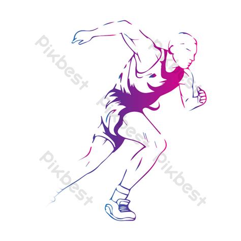 Runner Cartoon PNG 的图像结果