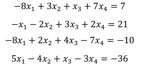Image result for Solve Linear Equation Using Gaussian Elimiation Method