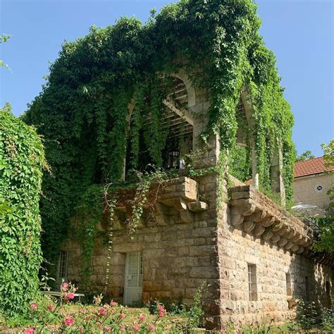 Beit Trad on Instagram: “All Out! #Ivy #Roses #Terrace #LebaneseArchitecture #19thCentury # ...