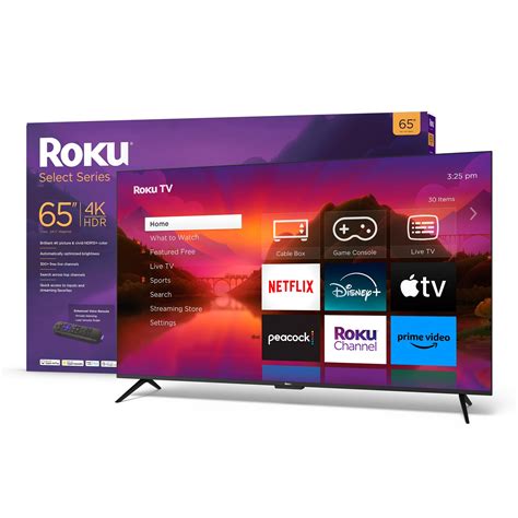 Roku Smart TV – 65-Inch Select Series 4K HDR RokuTV with Roku Enhanced ...