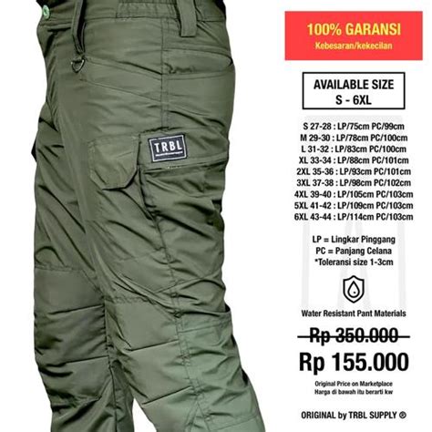 Jual CELANA TACTICAL GREEN ARMY PANJANG SERAT HALUS PREMIUM KERJA ...