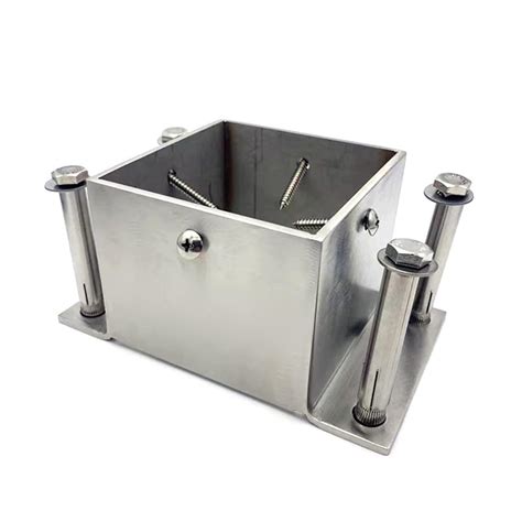 Amazon.com - ZAQYCM Stainless Steel Post Base 2x2 3x3 4x4 5x5 6x6 7x7 ...