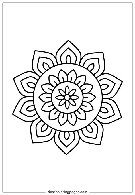 Mandala Coloring Pages - 50 Free Printable Coloring Pages