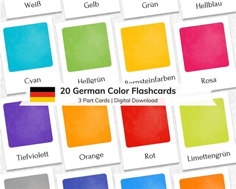 Image result for German Color Chart