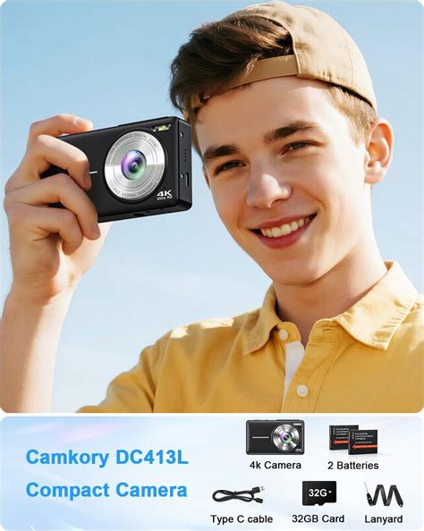 CAMKORY Digital Camera 4K, Compact Point and Shoot Digital India | Ubuy