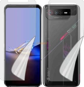 MOBART Front and Back Tempered Glass for ASUS ROG PHONE 6D ULTIMATE ...