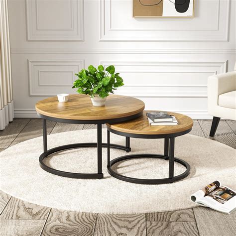 Elevate Your Living Space with Round Nesting Coffee Tables
