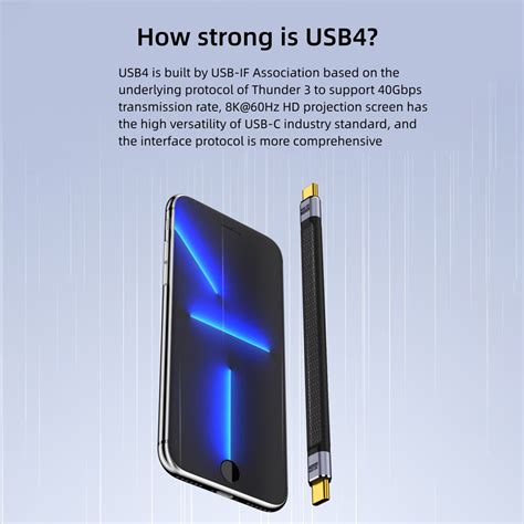 TECPHILE PD240W 40Gbps Type C Male to Type C Male FPC Cable | Concept Kart