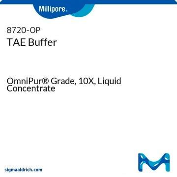 TAE Buffer OmniPur® Grade, 10X, Liquid Concentrate | Sigma-Aldrich