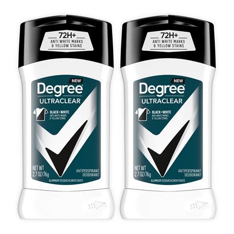 Degree Ultra Clear Anti White Marks Men's Antiperspirant Deodorant ...