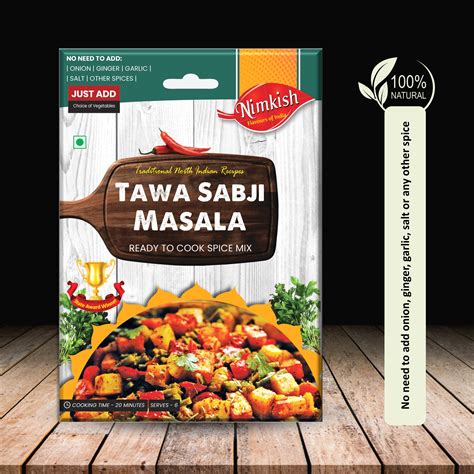 Nimkish Tawa Sabji Masala Spice Mix 50g – R.R. ENTERPRISES