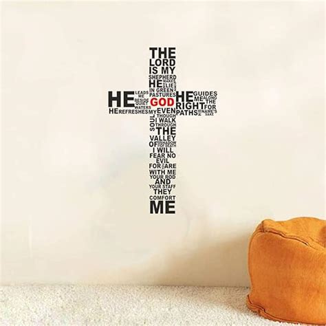 Decal O Decal Jesus Bible Quotes Wall Stickers (PVC Vinyl,Multicolour ...