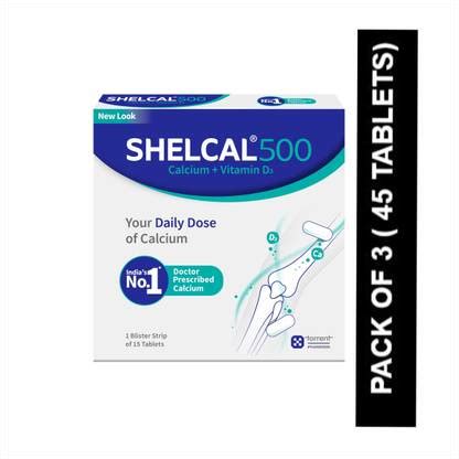 SHELCAL Calcium + Vitamin D3 For Strong Bones | India's No.1 Doctor's ...