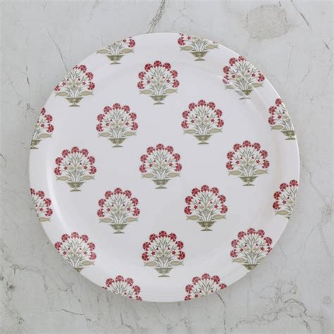 Buy Meadows-Malva Printed Dinner Plates - Melamine - Dinner Plate - 2 ...