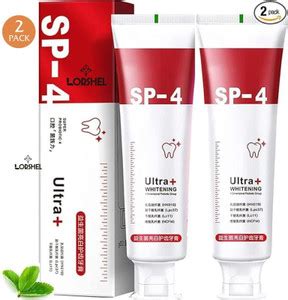LORSHEL sp 4 toothpaste that gently lifts stains and freshens breath ...