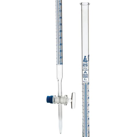 Burettes Schellbach-single bore, glass stopcock, capacity 25ml, Sub. D ...