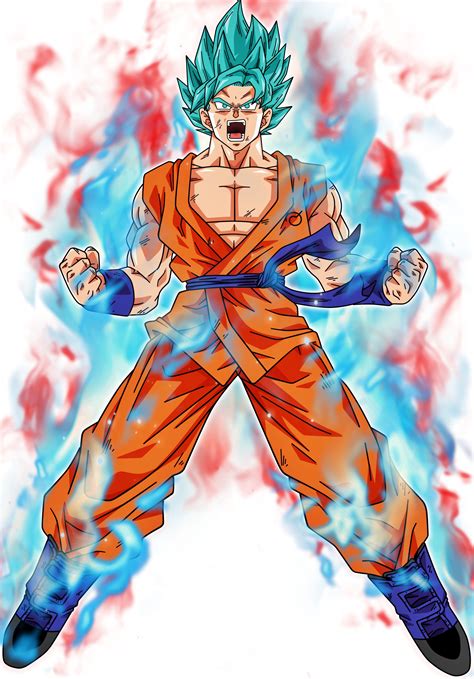 Goku SSJ Blue Kaioken (Universo 7) | Goku super saiyan blue, Anime ...
