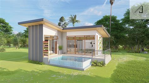 Image result for Small House Designs with Pool