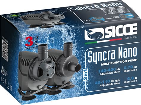 Sicce Syncra Nano Pump upto 430 L/H