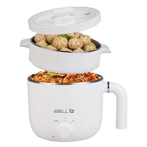 IBELL MPK15M Multipurpose Electric Kettle, 1.5 Litre, 800W, 2 Cooking ...
