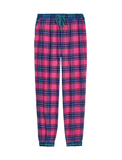 Buy Pure Cotton Checked Pyjama Bottoms at Marks & Spencer