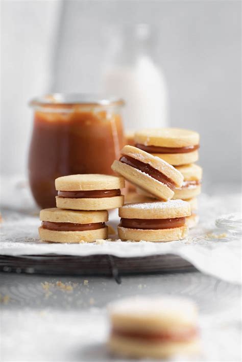 Dulce de Leche Sandwich Cookies (Alfajores) - Broma Bakery