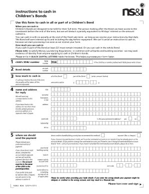 2014 Form UK NS&I 836 Fill Online, Printable, Fillable, Blank - pdfFiller