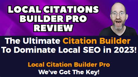 Local Citations Builder Pro Review