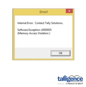 Image result for Tally Error Code 404