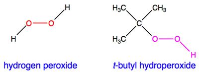 Image result for Peroxide Examples
